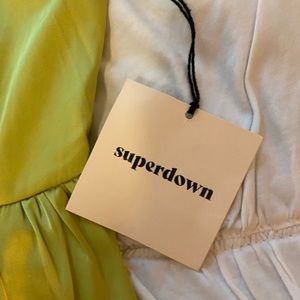 Superdown Green Crop Top